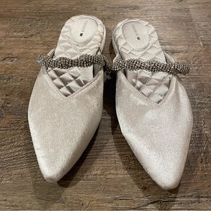 Birdies The Swan Snow Velvet Crystal Sz 6 New